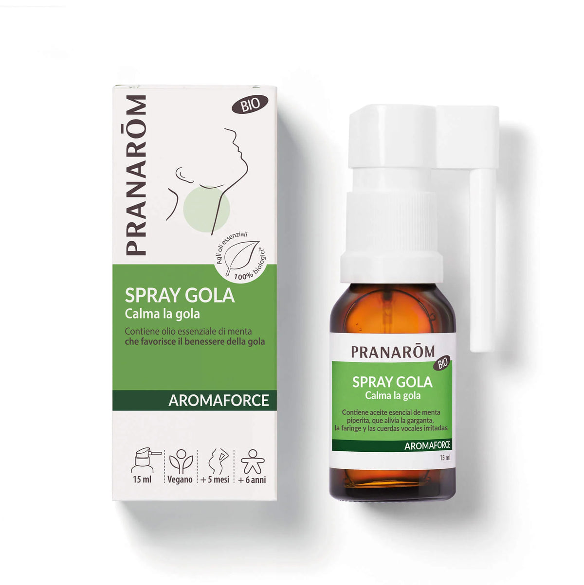 PRANAROM Aromafoce Spray Gola 15ml