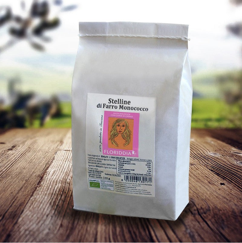FLORIDDIA Stelline di Farro Monococco 500gr