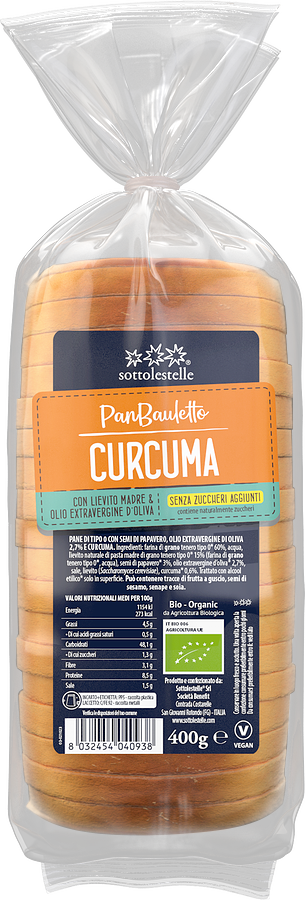 Sotto le Stelle - Superpane Con Curcuma E Semi Di Papavero
 400gr