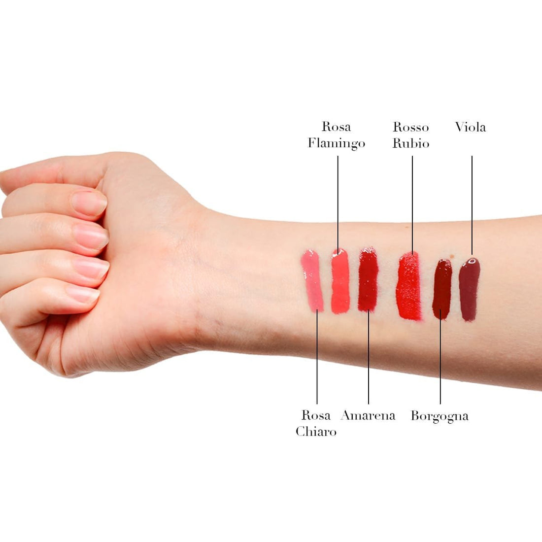 swatch HELAN I Colori Rossetto Liquido Effetto Lacca-Rosa Flamingoes_ll