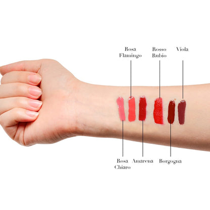 swatch HELAN I Colori Rossetto Liquido Effetto Lacca-Rosa Flamingoes_ll