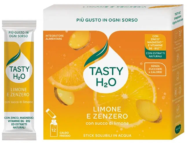 NEAVITA Tasty H2O 12 stick gusto Limone e Zenzero