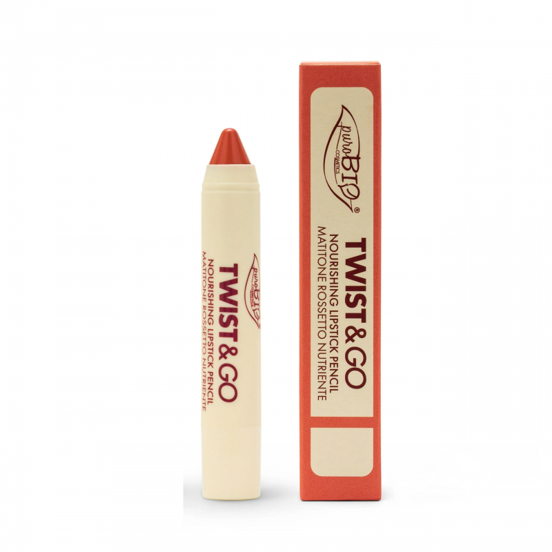 PUROBIO COSMETICS Twist &amp; Go Matitone Rossetto Nutriente 502