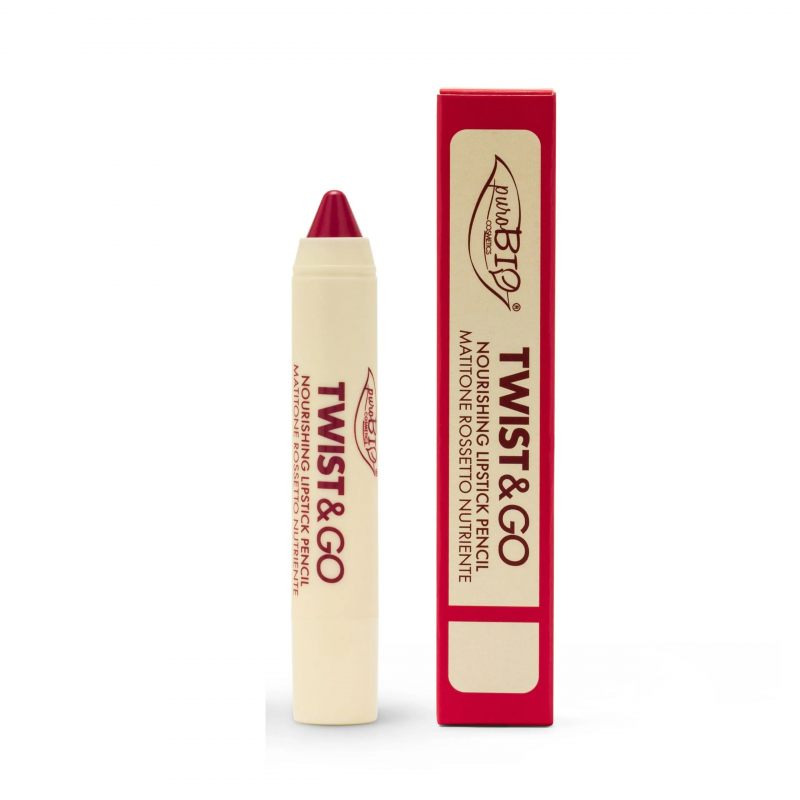 PUROBIO COSMETICS Twist &amp; Go Matitone Rossetto Nutriente 504