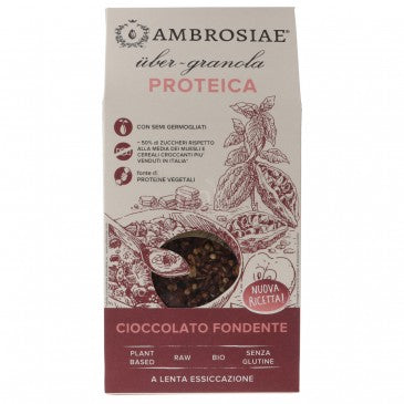 Ambrosiae | Ubergranola Proteica Cioccolato Fondente 250gr