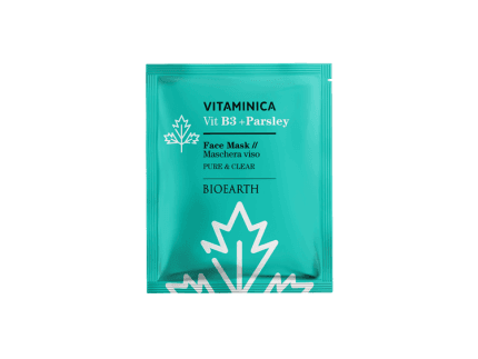 BIOEARTH Vitaminica Maschera Viso Pure & Clear Vit B3 + Parsley 15 ml