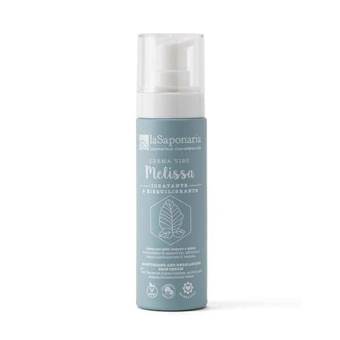 LA SAPONARIA Linea Viso Costituzionale Crema Viso Idratante Melissa 50 ml