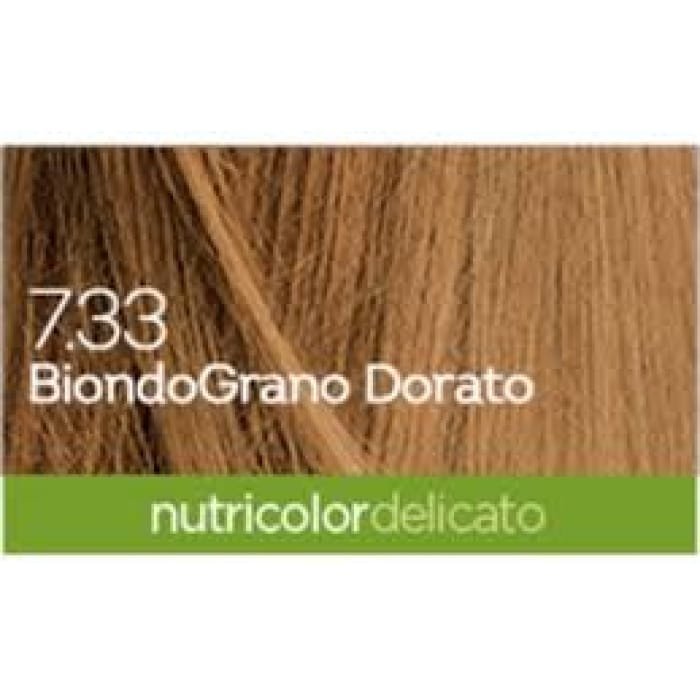 BIOS LINE BioKap Nutricolor Delicato 7.33 Biondo Grano Dorato Tinta per Capelli 140 ml
