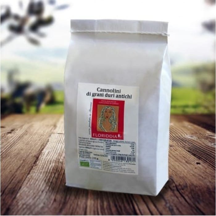 FLORIDDIA Cannolini Corti di grani duri antichi biologici 500g