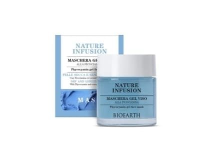 BIOEARTH Nature Infusion Maschera Gel Viso alla Ficocianina 100 ml