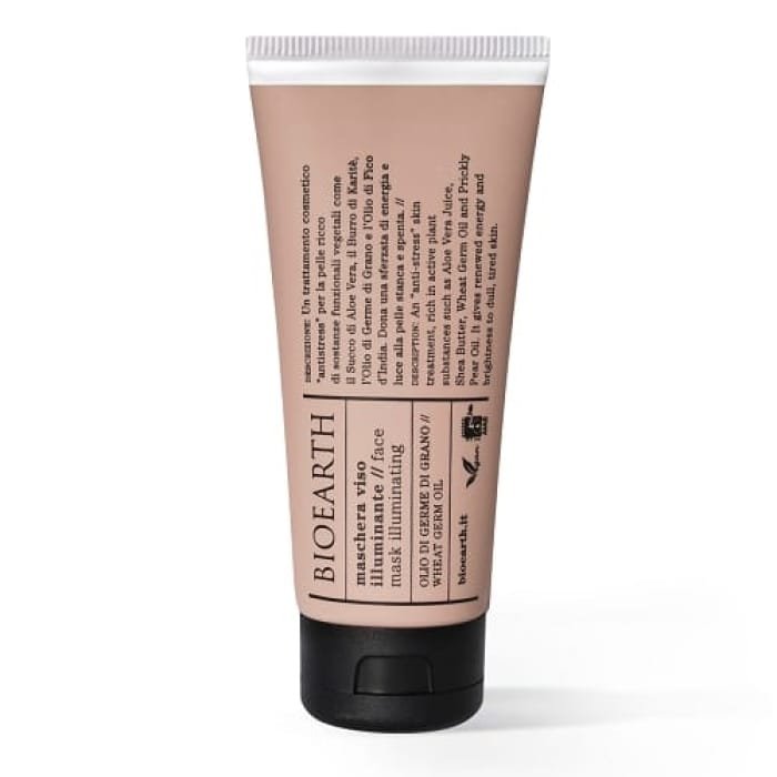 BIOEARTH Maschera Viso Illuminante Olio Germe di Grano 100 ml