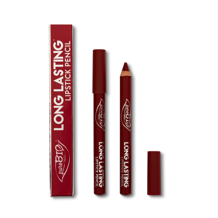 PUROBIO COSMETICS Long Lasting Lipstick Pencil Matitone Rossetto 014L Rosso Fragola