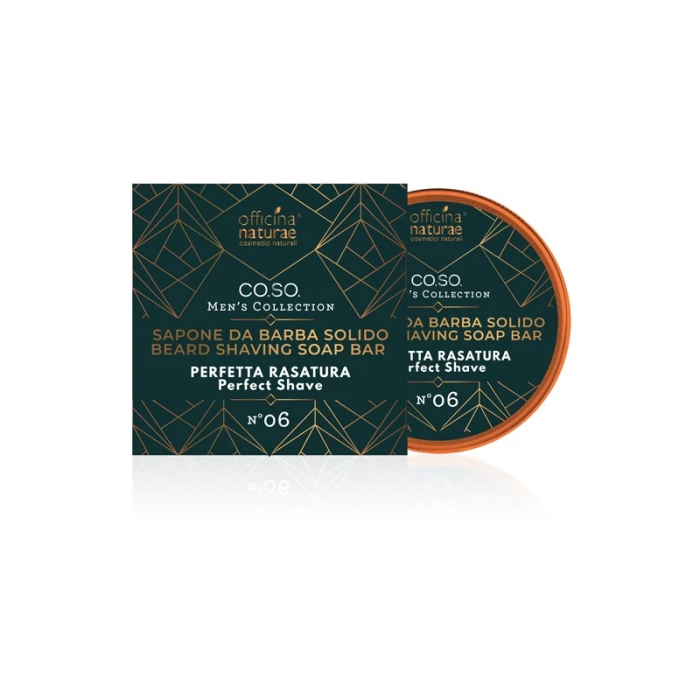 OFFICINA NATURAE Men's Collection Sapone da barba solido N°06