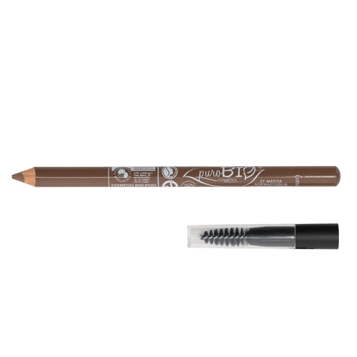 PUROBIO COSMETICS Matita Sopraccigliare con Scovolino n.27 Cenere
