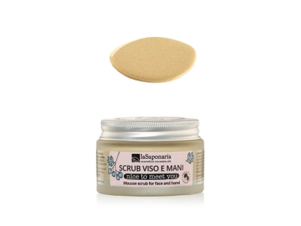 scrub mousse viso mani nice to meet you