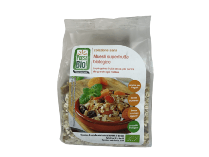 Muesli super frutta bio senza zucchero 250g Pensa bio