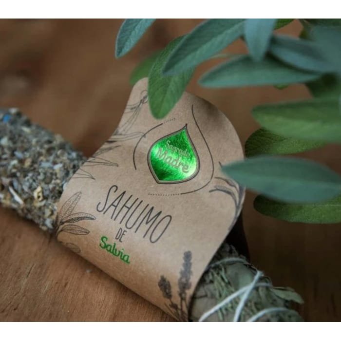 Sagrada Madre Sahumo Smudge di erbe artigianali Salvia 3