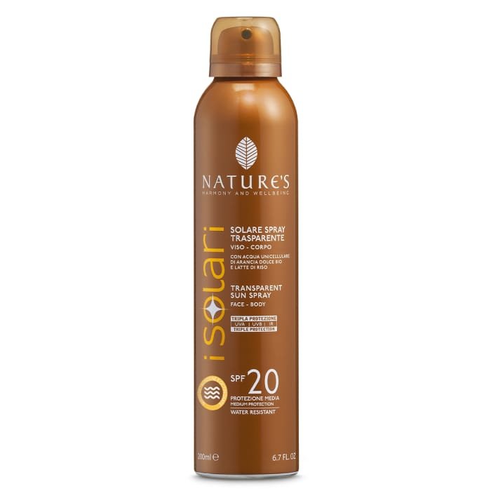 Solare Spray Trasparente SPF 20 natures