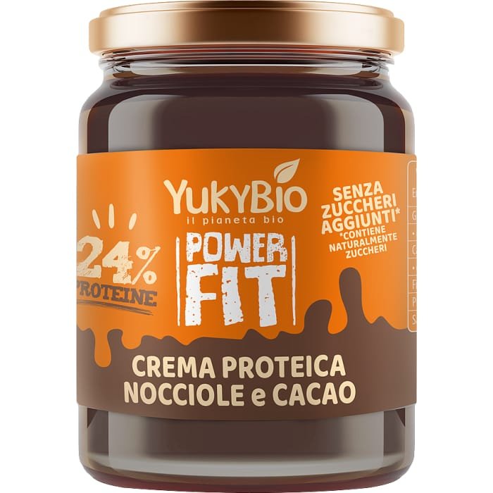 YukiBio Powerfit Crema Proteica alla Nocciola 200gr